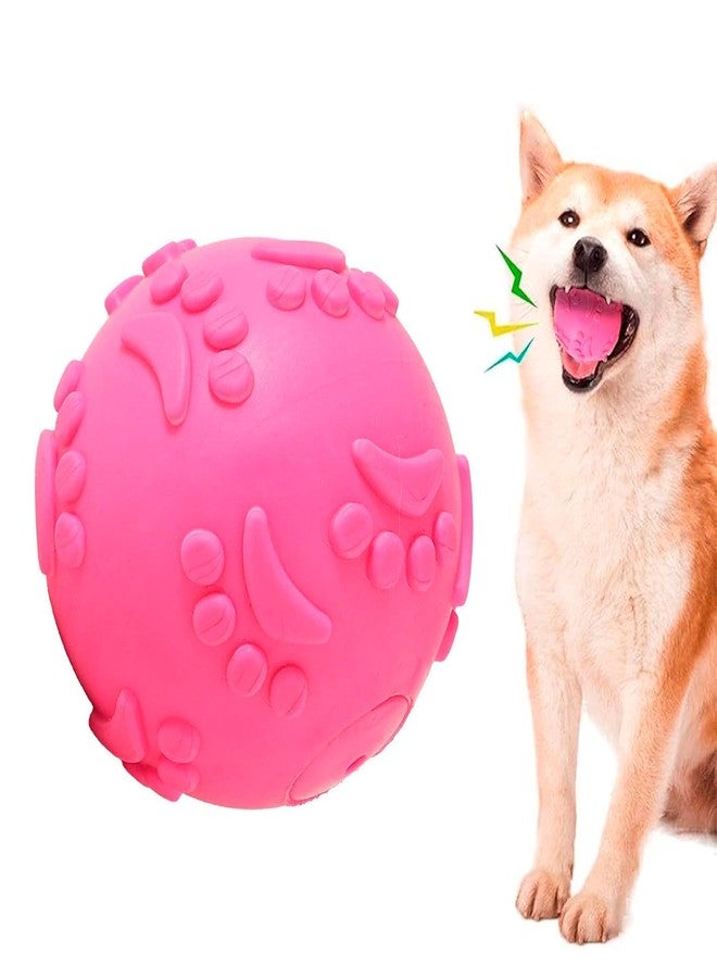 KittuPet Natural Latex Rubber Squeaky Ball Toy - Durable, Cute Puppy Paw, Fetch & Chew Safe Play Toy | Reduce Separation Anxiety for Small to Medium Dogs & Puppy - Image 1